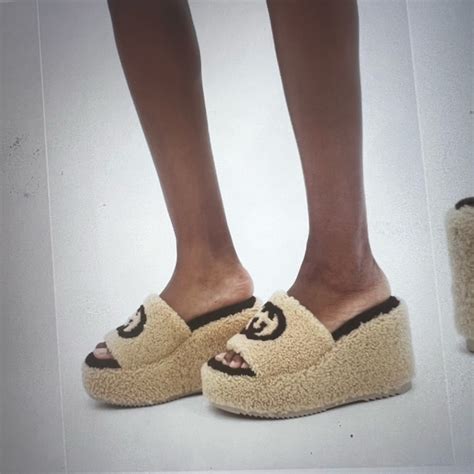 gucci sherpa slides|Gucci mules for sale.